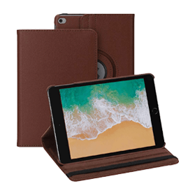 iPad 2017/2018 Rotation Cas marron