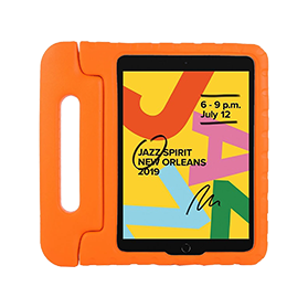   Étui pour tablette iPad Kids Orange pour iPad 2019/2020/2021/Air 3 (10,2 &amp; 10,5 pouces)