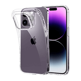 iPhone Etui anti-éclatement transparent pour 15 Pro