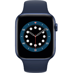 Apple Watch Series 6 40 mm aluminium bleu wifi avec bracelet sport bleu