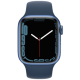 Remis à neuf Apple Watch Series 7 45mm aluminium bleu wifi avec bracelet sport bleu    