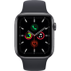 Remis à neuf Apple Watch SE 2020 40 mm aluminium noir wifi avec bracelet sport noir    