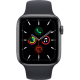 Apple Watch SE 2020 44 mm aluminium noir wifi avec bracelet sport noir