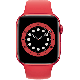 Apple Watch Series 6 40 mm aluminium rouge wifi avec bracelet sport rouge     