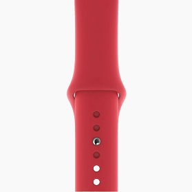 Bracelet sport rouge Apple Watch 44 mm  