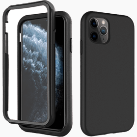 iPhone 11 Pro verre trempé &amp; coque noir