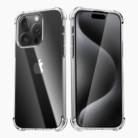 Coque anti-éclatement transparente iPhone 15 Pro Max