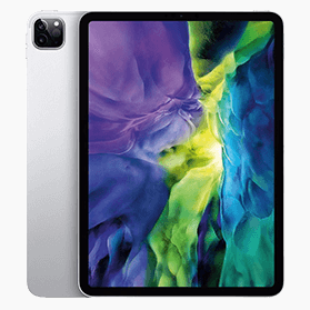 Remis à neuf iPad Pro 11 pouces (2020) 256 Go Argent Wifi + 4G  